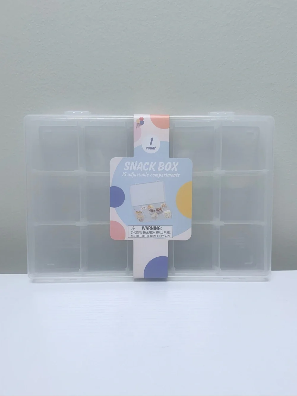 3 for $15 SALE Target Bullseye Bento Snackle Storage Box w/up to 15 Compartments